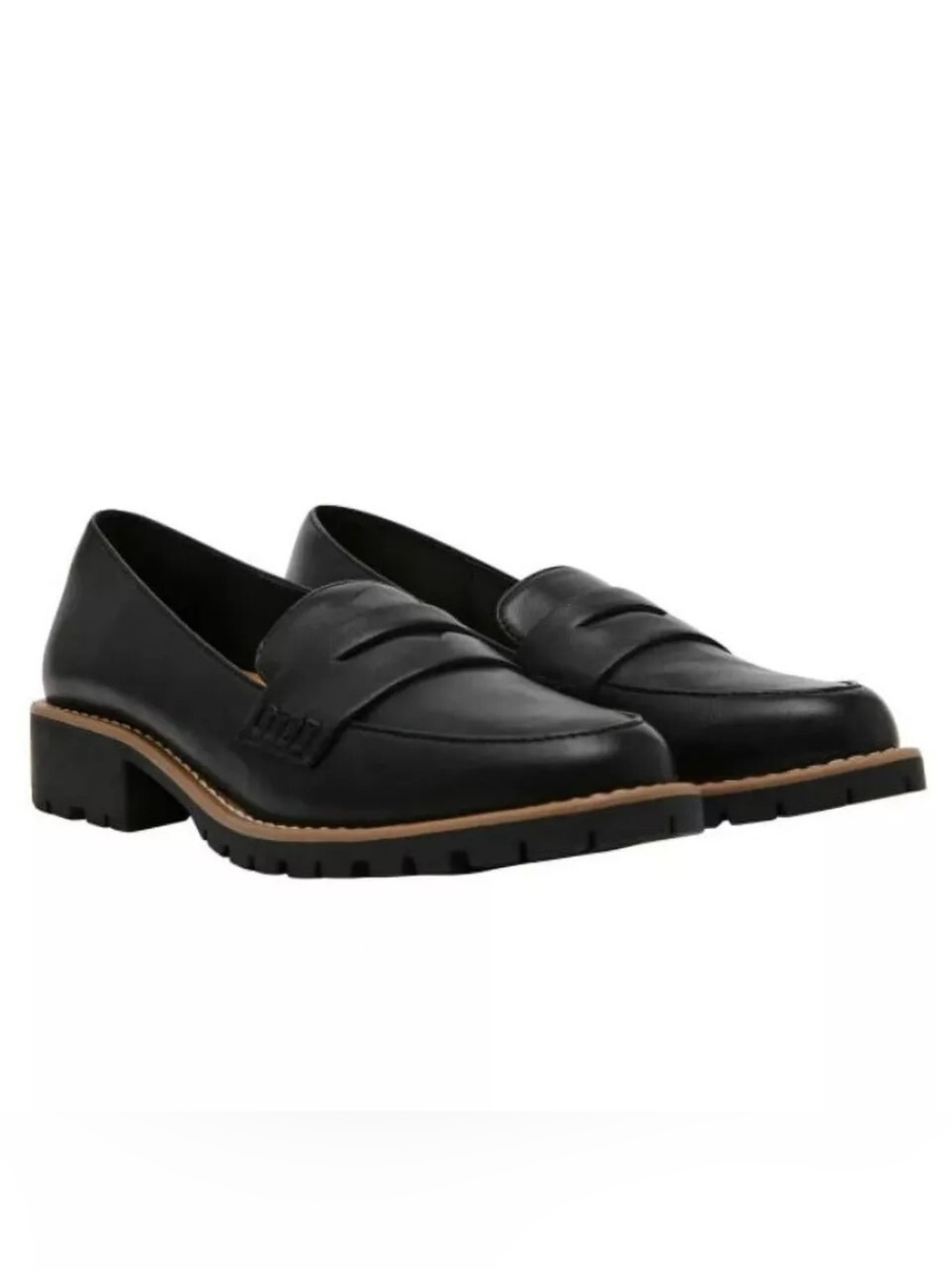 Women’s DOLCE VITA Catalina black lug sole loafers- Size 7.5
